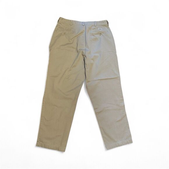 VTG Polo Ralph Lauren Gordon Pants Mens 35x30 Khaki Classic Chino USA Made Tan - Picture 2 of 7